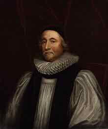 James Ussher, scholar and Archbishop of Armagh and Dublin is born