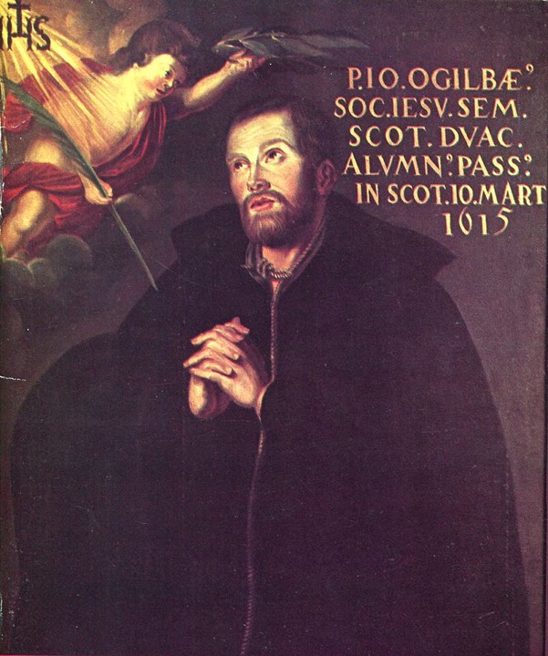 St. John Ogilvie, a Jesuit priest, was hanged for refusing to renounce the supremacy of the Pope