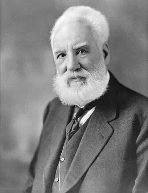 Alexander Graham Bell, Scottish Inventor of telephone, born