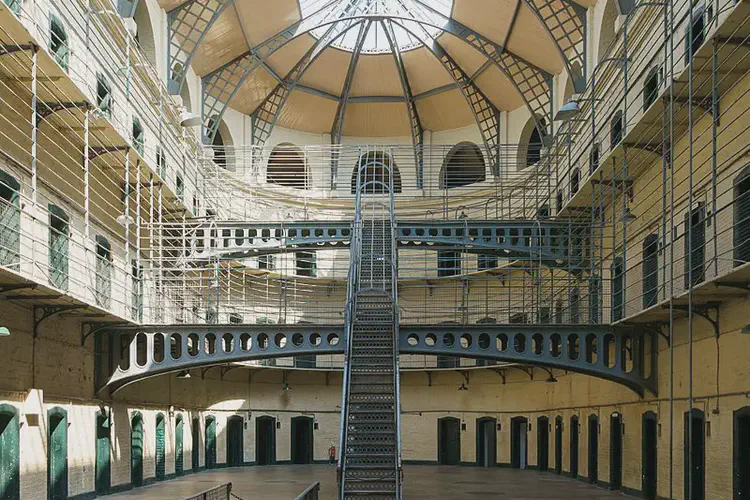 Kilmainham Gaol in Dublin receives its first prisoners
