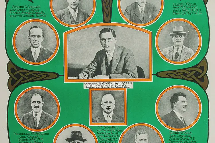 After the Free State general election on June 09, de Valera and Fianna Fáil enter the Dáil as the largest opposition party