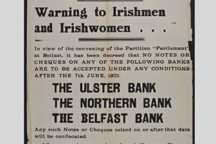 The Dáil orders the boycotting of Belfast unionist firms