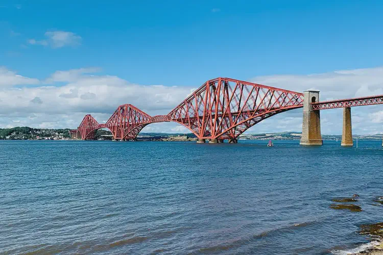 Forth Rail Bridge opened by Prince of Wales.