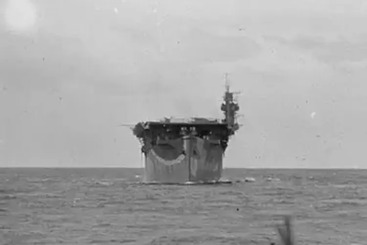 Aircraft carrier HMS Dasher blew up and sank off the island of Arran, loss of 350 crew