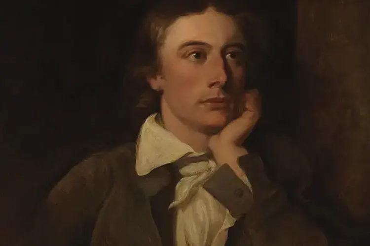 John Keats writes his poem, On a Lock of Miltons Hair