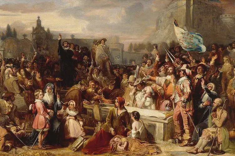 Second National Covenant signed in Greyfriars Churchyard