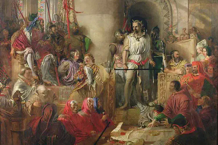 William Wallace betrayed and captured by the English.
