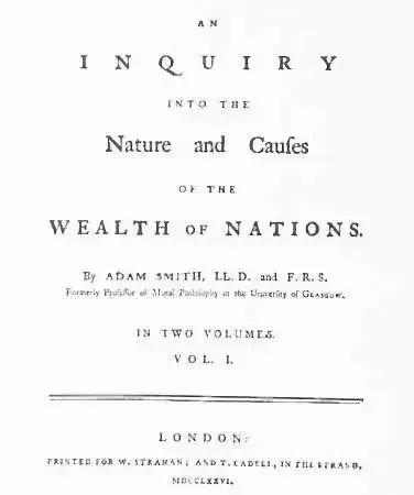 Wealth of Nations by Adam Smith published
