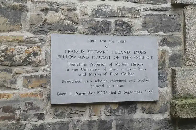 Birth of F.S.L. Lyons, historian and biographer