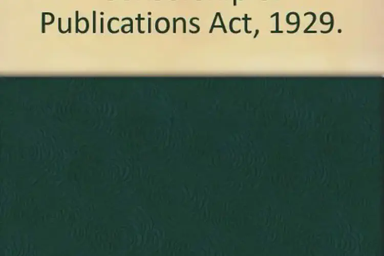 Censorship of Publications Act