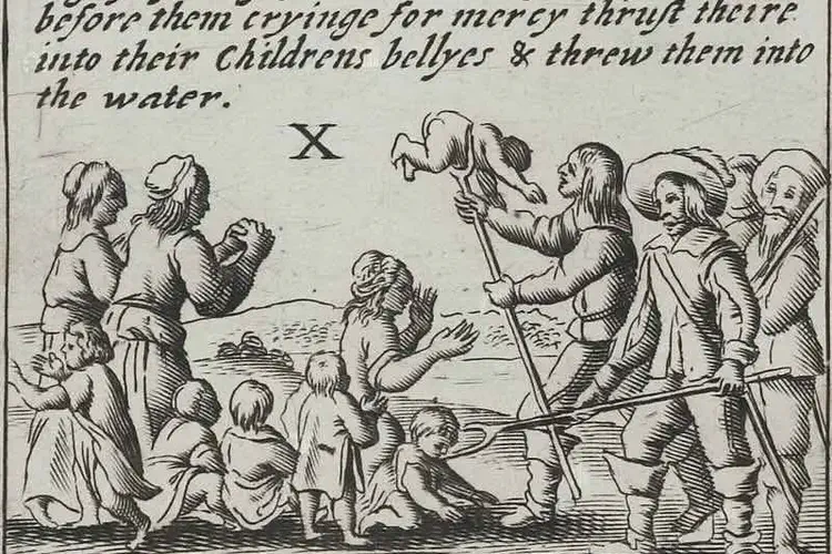 Battle of Cnoc na nOs Alasdair MacColla Scottish military leaderdies fighting on Irish side against Cromwells Troops