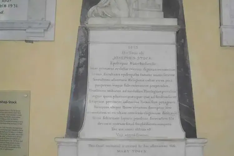 Joseph Stock, bishop and author, is born in Dublin