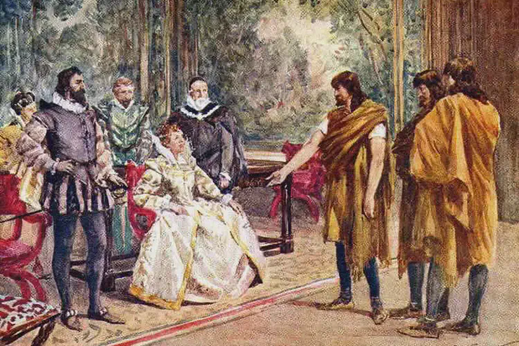 Shane O'Neill submits to Queen Elizabeth at Whitehall, but rebels again within months