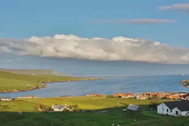 The first bombs in WW2 dropped on British soil was in the Shetland Islands