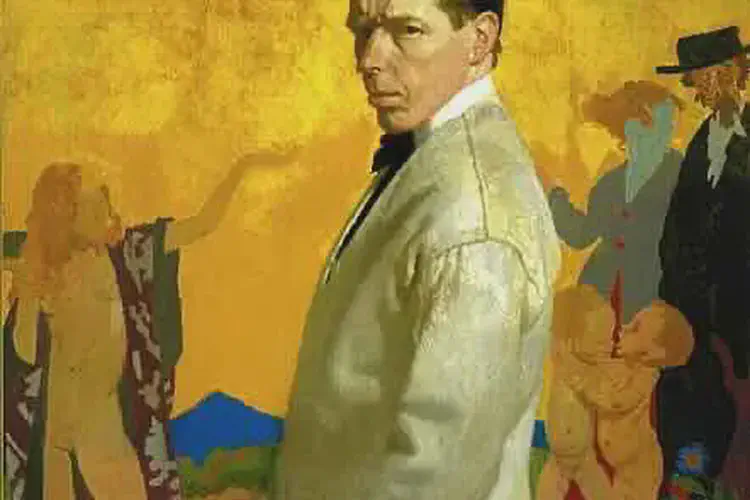 Sir William Orpen, painter, in Stillorgan, Co. Dublin, born